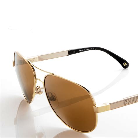 chanel aviator sunglasses rose gold|Chanel sunglasses price.